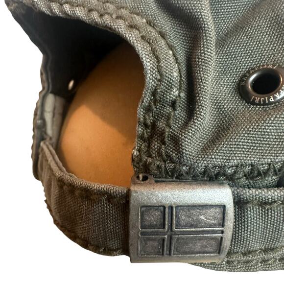 Napapjiri Army Green Antarctic Research Flat Baseball Cap Adjustable One Size - Picture 4 of 13